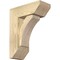 Ekena Millwork Thorton Slat Rough Sawn Bracket w/ Offset Brace, Douglas Fir, 6"W x 14"D x 18"H BKT0604X14X18THR06RDF - alternate 1